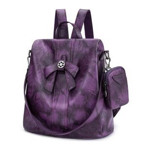 Backpack Purse for Women Fashion Backpack Purses PU Leather Daypacks🐰
